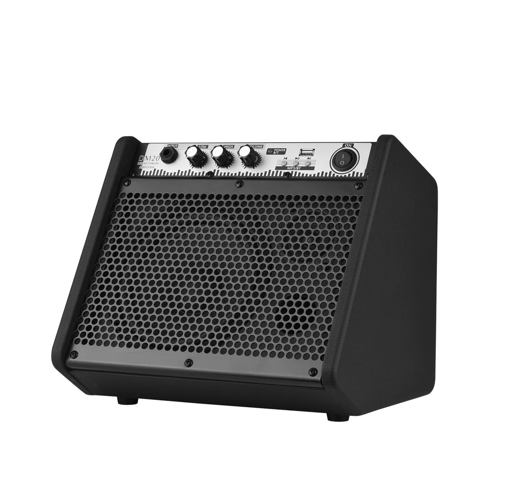 Wholesale Price OEM ODM COOLMUSIC DM20 2-Band EQ  20W Electric Drum Amplifier