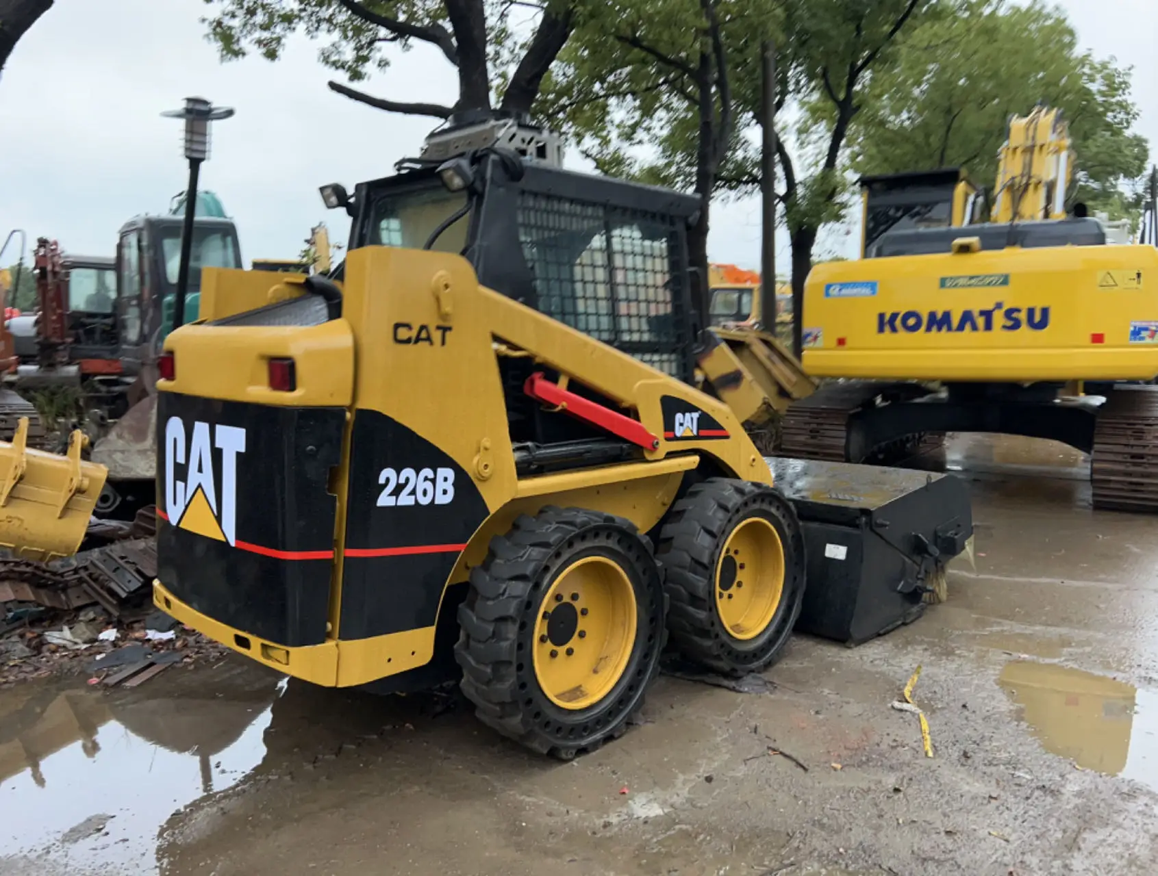 Used Original CAT 226B Mini Loader with Cheap Price Second Hand with ...