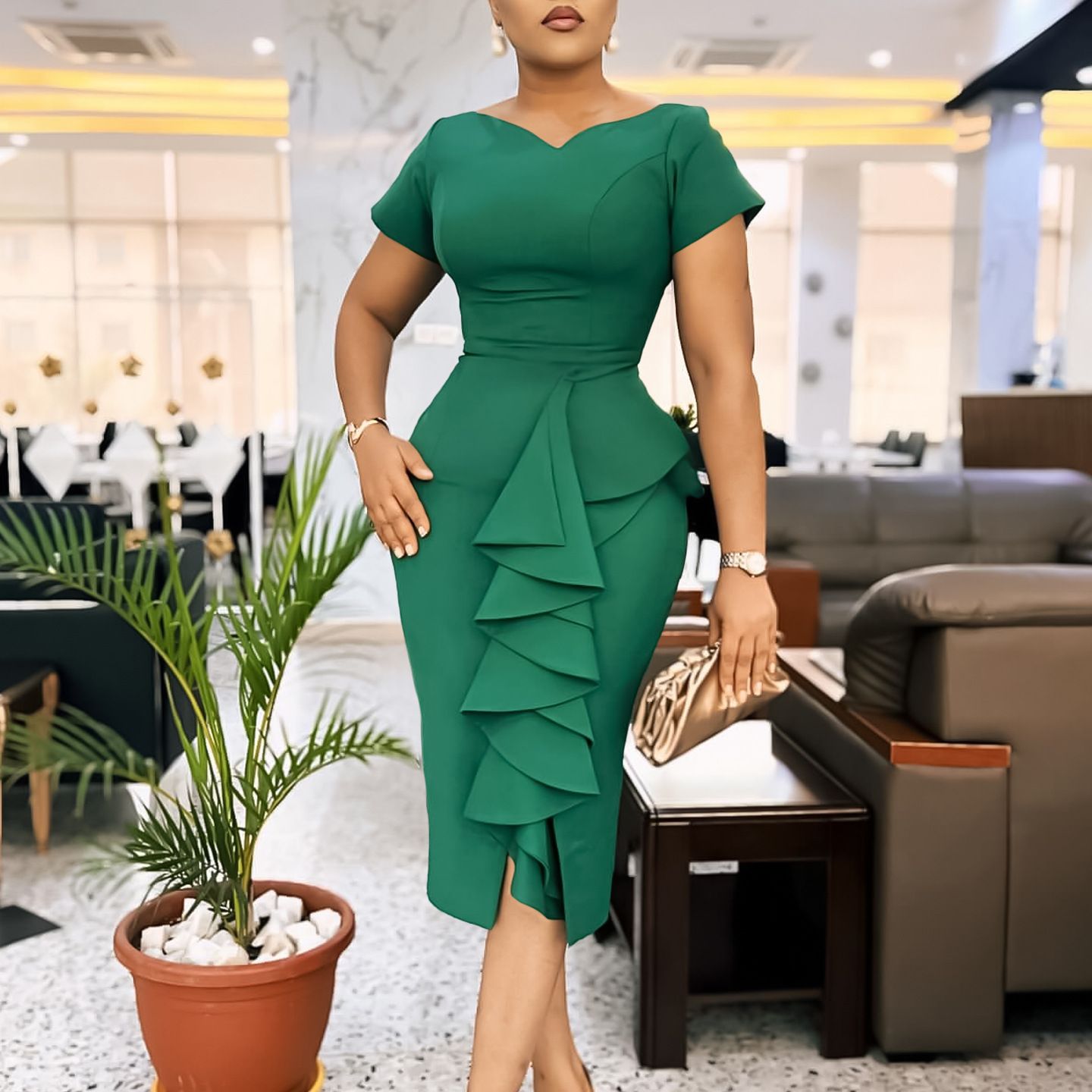Wholesale Hot Selling Ladies Office Dresses - Formal & Stylish