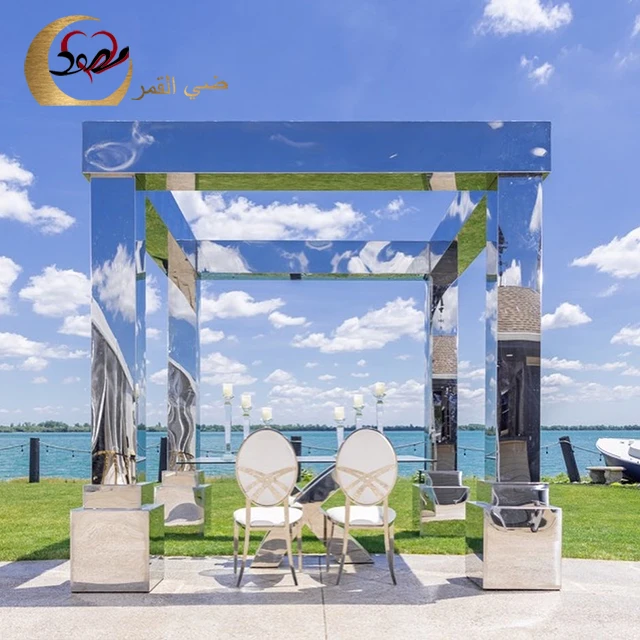 SIDIXUAN TD010 Romantic Elegant High Quality Stainless Steel Wedding Arch Backdrop Stand for Wedding/Banquet/Hotel Party - Image 2