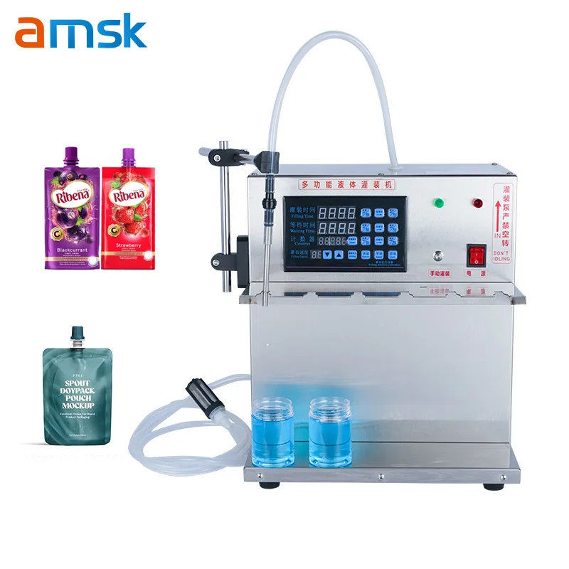 ZX-618 Semi-automatic Desktop Milk Juice Beverage Liquid Pouch