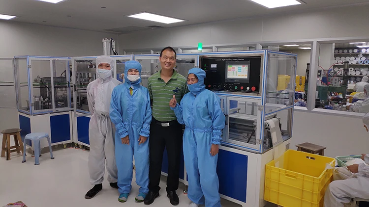 Automatic Colostomy Bag Making Line Ostomy Pouches Automatic Produce Machine