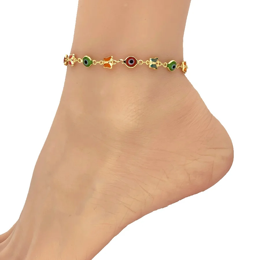 Fashion Fine Jewelry Anklets For Women Beaded Anklet Butterfly Shape