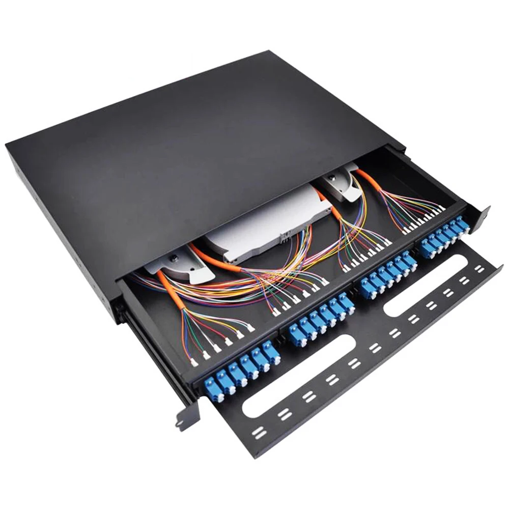 Outdoor ODF Optical Distribution Frame 24 / 48 Port Corning Fiber SC MPO Panel