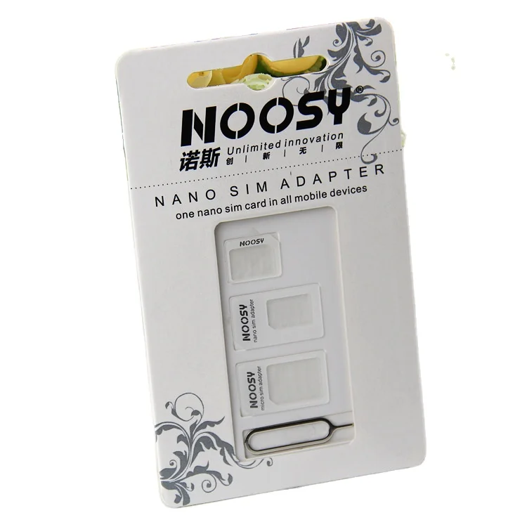 Noosy : Adaptador SIM / microSIM / nanoSIM (blíster)