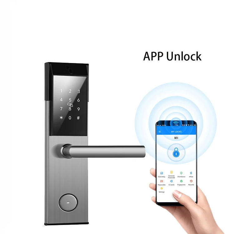 High Security Anti Theft Smart Lock Door Digital Intelligent Electronic WiFi TTLock Door Lock for Home