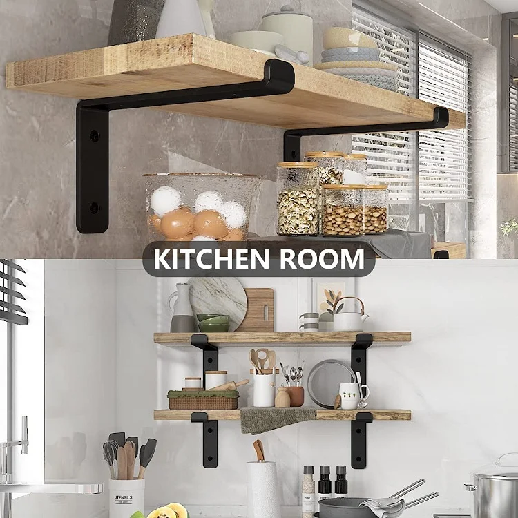 Factory Custom Heavy Duty Hidden Pipe Triangle Metal Bracket for 45 ...