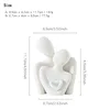 Blanco (tamaño grande)-plata