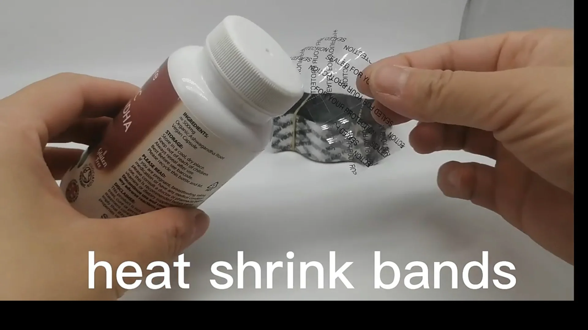 Custom Heat Shrink Seal/heat Shrink Bands/decorative Heat Shrink Sleeve