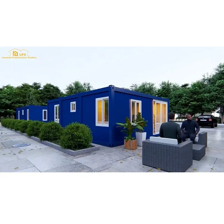 Light Weight 20ft Modular Container Home Studio Prefab Flat Pack Homes for Sale