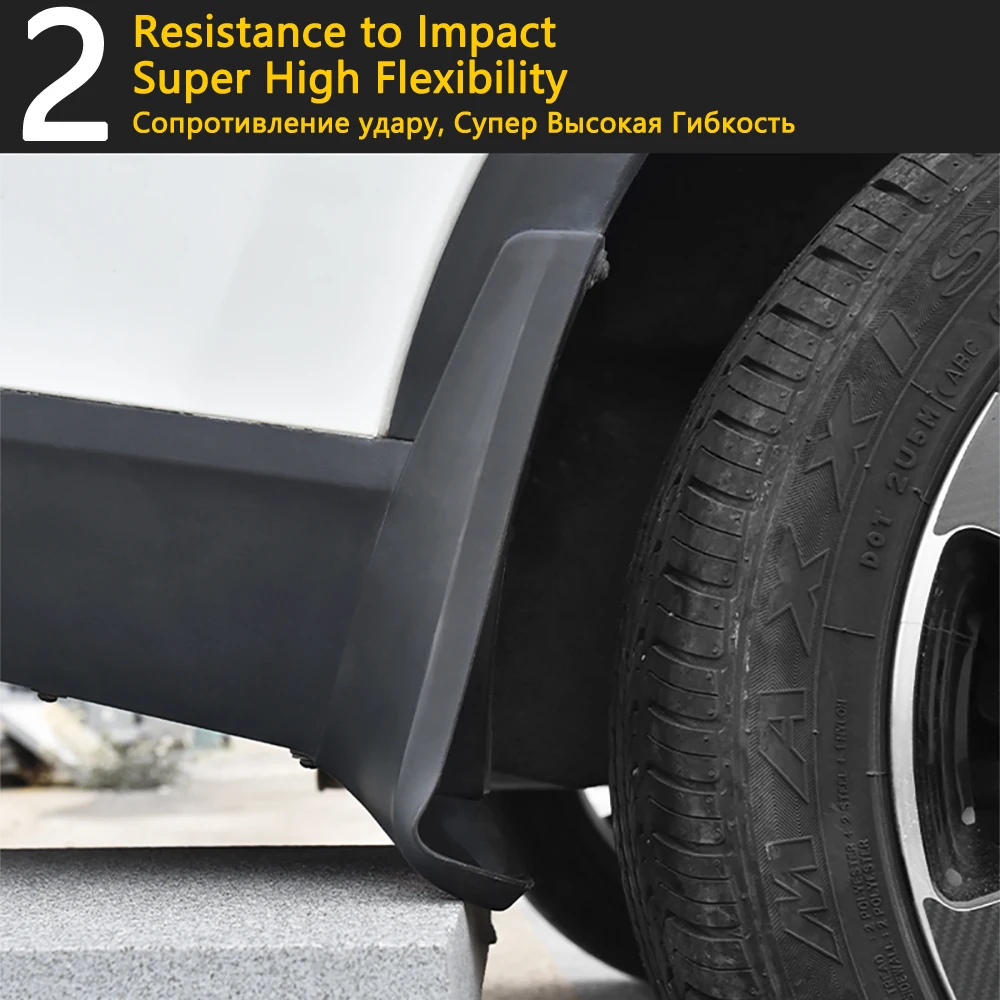 4 stuks spatlappen voor Renault Captur 2 2019-2022 2023 2024, spatborden, spatborden, waterdichte banden, spatlappen, wielbescherming, accessoires
