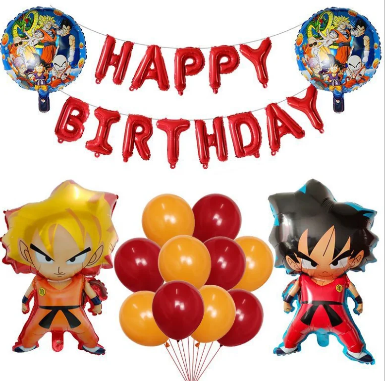 Ufogift Esfera Feliz Cumpleaños Decoración Goku Fiesta Bola De Dragón  Decoración De Fiesta - Buy La Bola Del Dragón Del Partido De La Decoración  De La,Bola De Dragón Fiesta Suministros,Goku Decoración De
