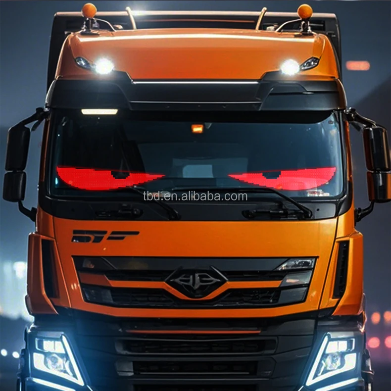 App Control Flexible LED Display Screen Scrolling Text Pattern Devil Eyes for Car Truck