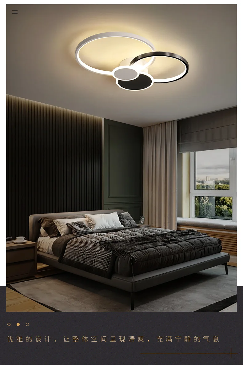 MEEROSEE White Flower Flush Ceiling Light Luminaire Bedroom Ceiling Light MD87157