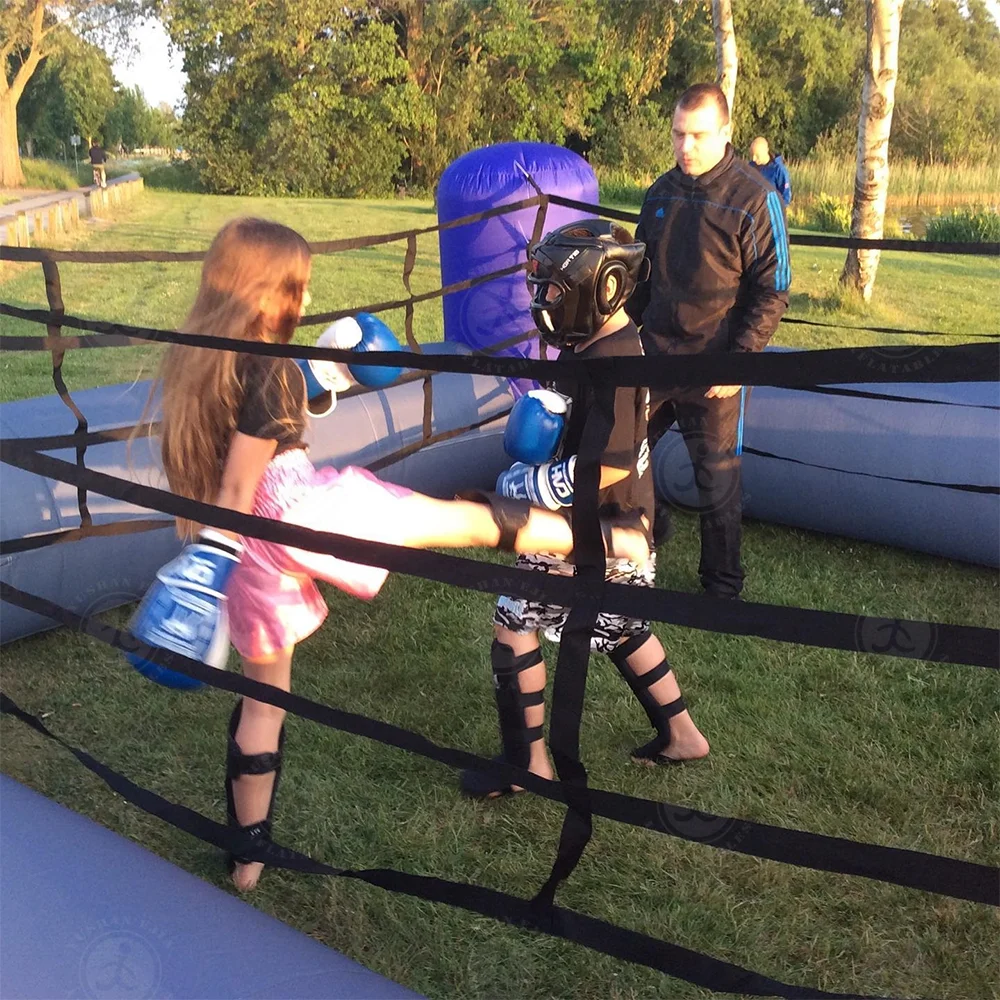 Arena de Boxe Inflável Compacta para Adultos Mini Ringue de Boxe para  Treinamento e Eventos de MMA, image size:1000x1000