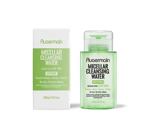 Private Label Aloe Vera Soothing Micellar Cleansing Water Factory Direct Supply Makeup Remover