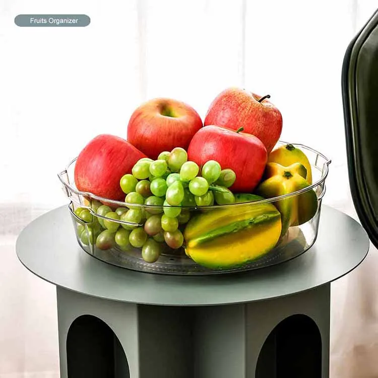 360 Degree Plastic Rotating Turntable Lazy Susan With Handle Dining ...