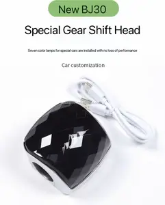 Automotive Interior Modification Accessories: Central Control Crystal Gear Lever ForBJ30