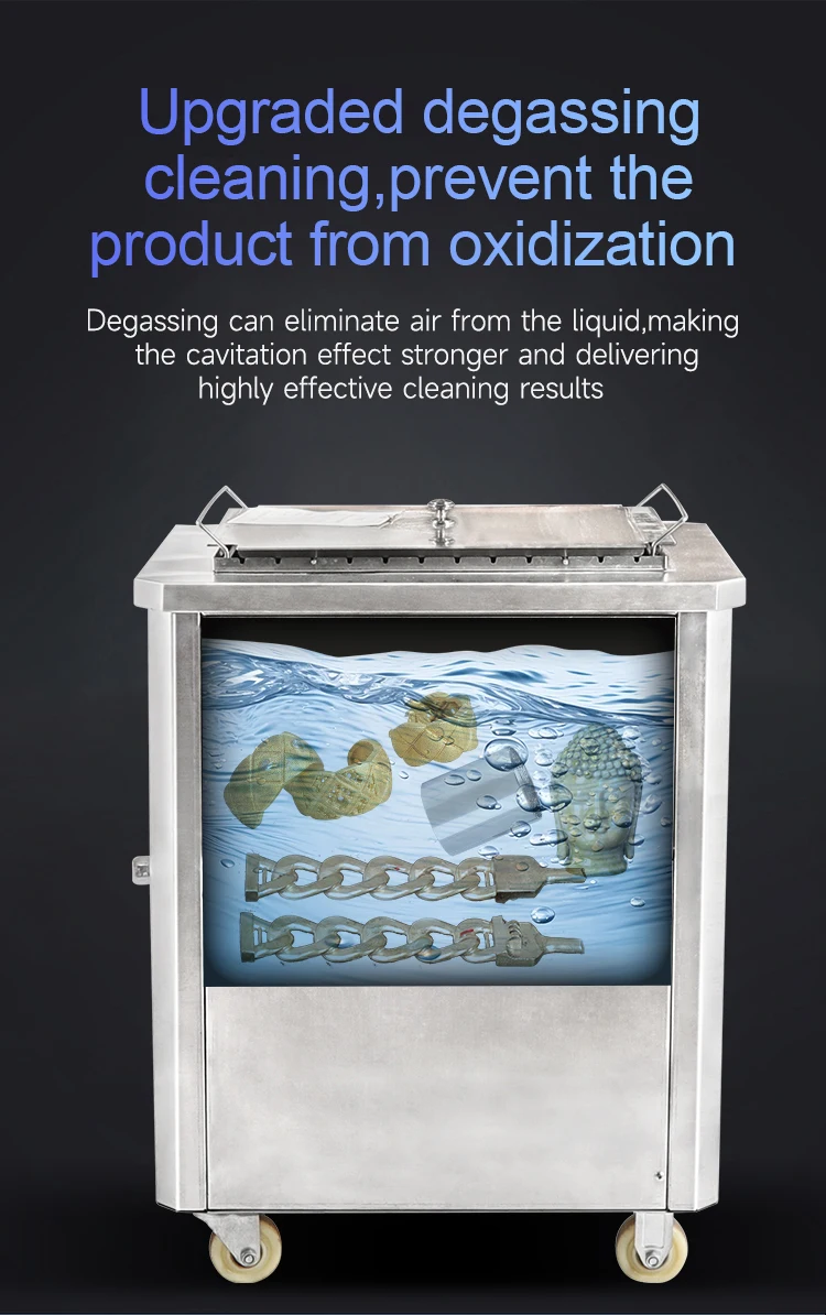 Efficient 12-head Ultrasonic Cleaner for Industries | All-in-One Degreasing, Derusting, Dewaxing Tool