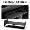 nero 4 pezzi/set, 26 stili divisori per vano portaoggetti Rivian R2 passeggero