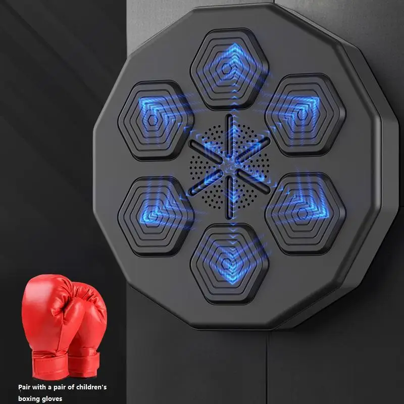 Music Boxing Machine Wall Mounted, Home Smart Boxing Equipment Electro