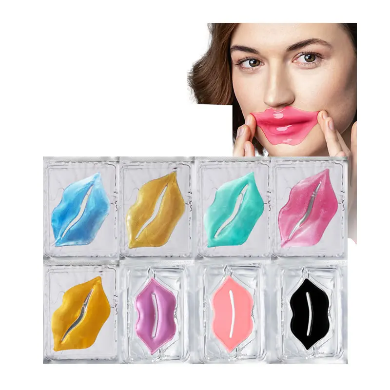 Wholesale Bulk Lip Pads Moisturizing Collagen Gel Lip Mask Sheet