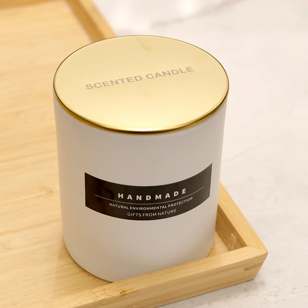Wholesale 6oz 8 Oz 10 Oz Luxury Glass Candle Jars With Lid And Boxes ...