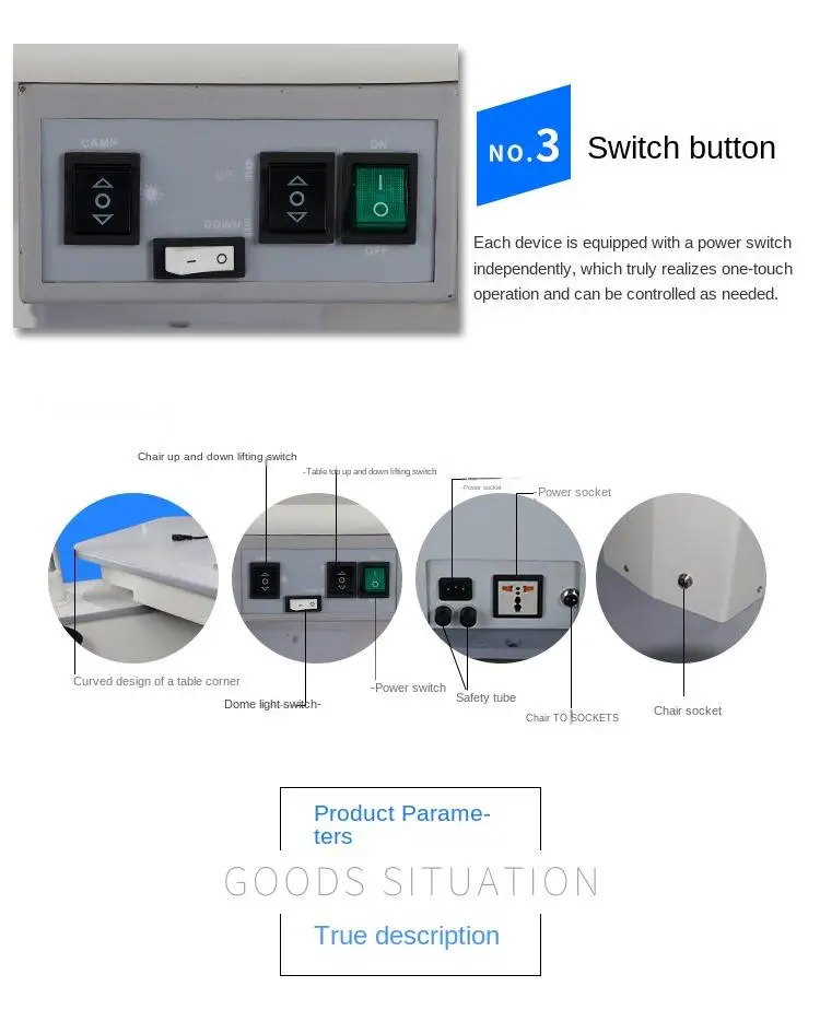 Rightway Brand New Design Ophthalmic Unit Optometry Combined Table and Chair With Best Quality