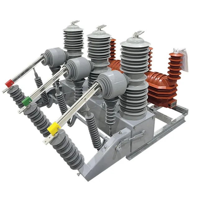 The outdoor three-phase voltage transformer ZW32-40.5/1250-31.5 is equipped with two 40.5kv transformers