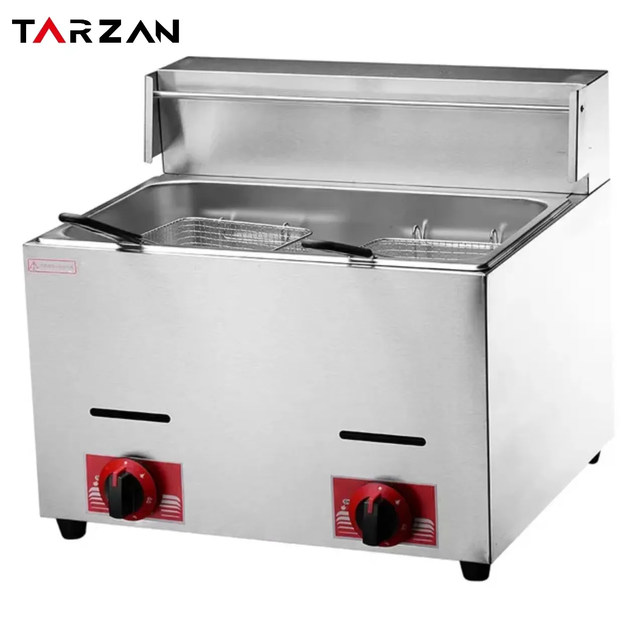 Hot Sale Commercial Gas  One Cylinder  Fryer for Restaurant Chips Fryer Machine 12L Gas Deep Fryer supplier