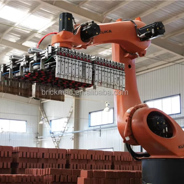 BRICKMAC Setting Brick Claw Robot for Vertical Putting Heavy Load Ceramic Tile Floor Brick Stacking Universal Robot Arm Grippers