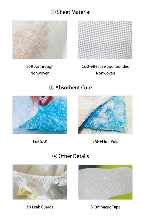 Quality Pampers Baby Dry Nappies/ New Born Baby Diapers Size 2 Size 4