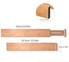 Ensemble de 4 pièces couleur bois, court (32,5-43 cm)