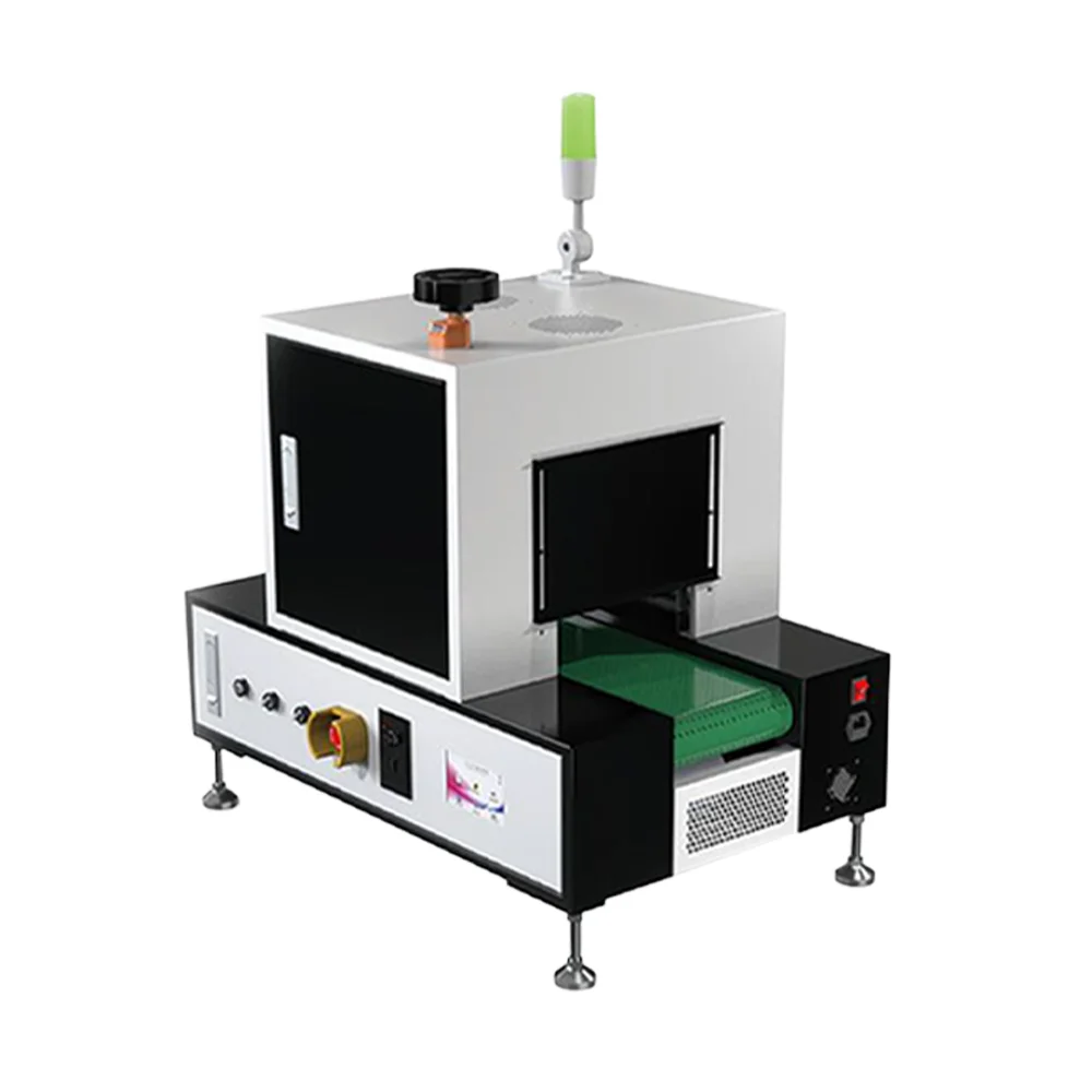 Curing On Display Enbo LED UV Curing Conveyor System with 5-inch Touch Display for UV ...