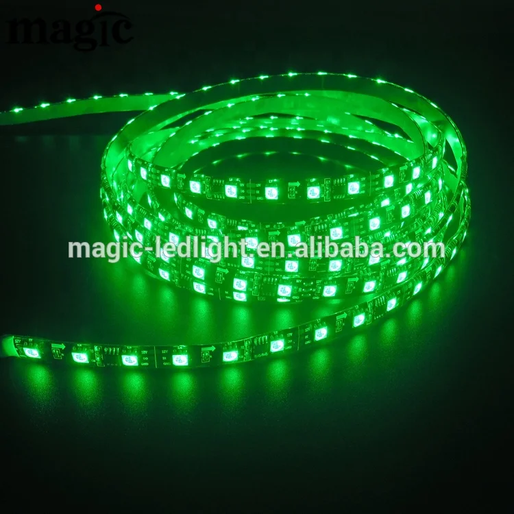 RGB 60LED 5050 пикселей IP67 IP68 IP65 Водонепроницаемый 24 В 12 В Адресуемая WS2811 Светодиодная лента