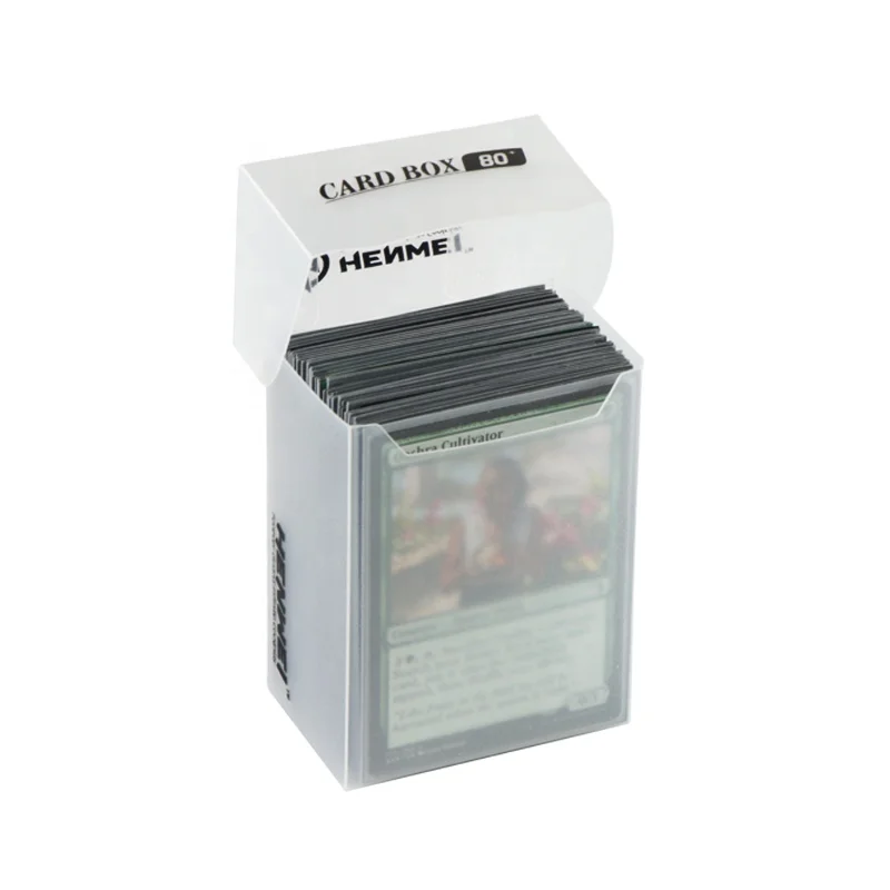 Полипропиленовая упаковочная коробка пластиковая для Карт Yugioh откидная хранения матовый