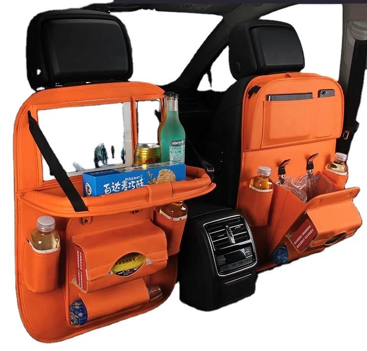 Tessuto Oxford Impermeabile Organizer Auto Pieghevole Nutmanel - Portaoggetti Sedile Anteriore E Posteriore Impermeabile Portaoggetti Viaggio Bambini - 4