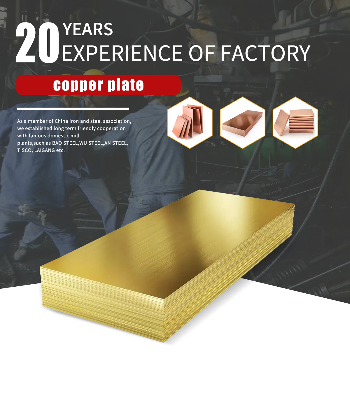 Cathode Plate High Quality Copper Cathodes/ Copper 99.99% Pure Brass ...