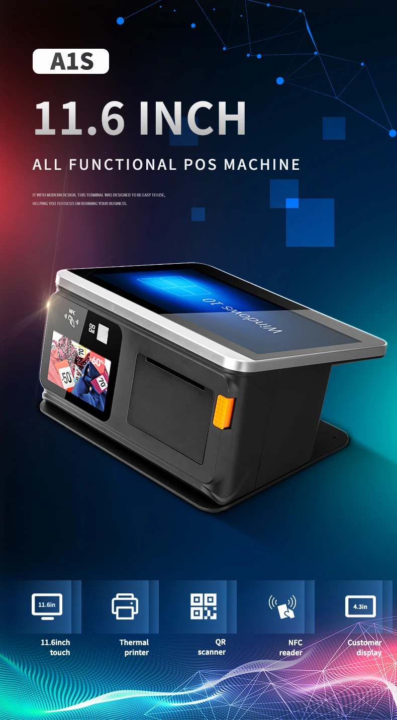 terminal cash register with 80mm Printer