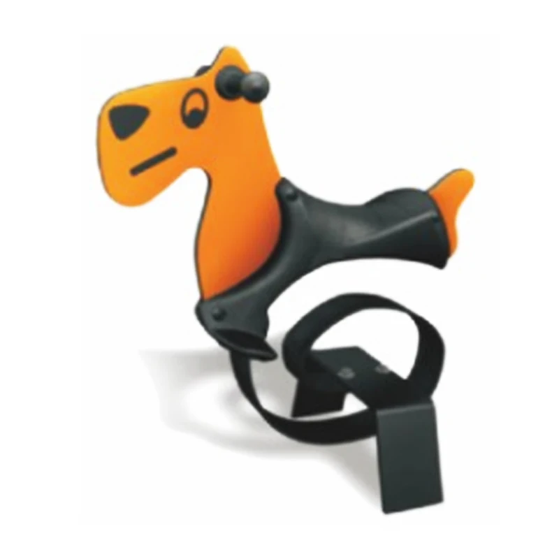 Funny Indoor/Outdoor Plastic Spring Riding Horse Amusement Park Facilities Children's PE Board Rocking Horse Toys