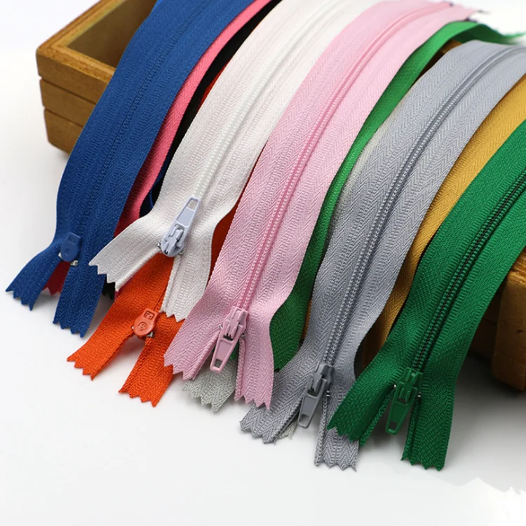 Высококачественная невидимая молния, нейлоновая невидимая молния, длинная цепочка невидимых молний, оптовая продажа