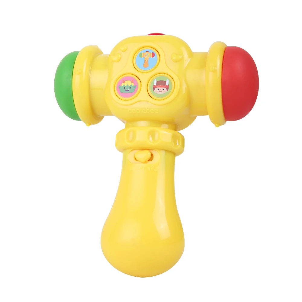 OEM Factory Customized Funny Educational Baby Toy Unisex Hammer Toddler Toy With Language Learning Light Music Playing Function manufacture
