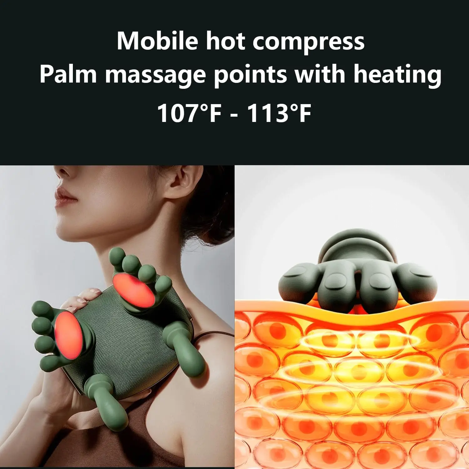Siaasoo Neck Massage 4D Shiatsu  Neck and Shoulder with HeatTherapy Deep Tissue Pain Relief