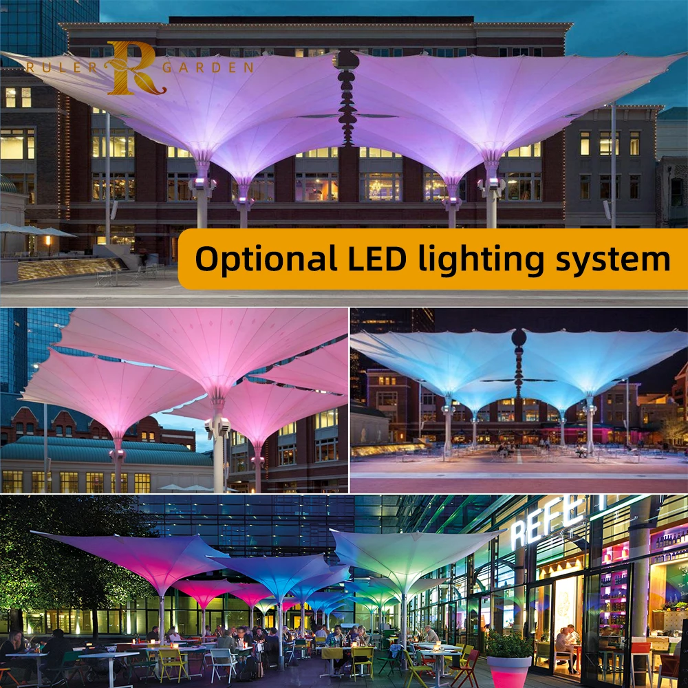holographic patio umbrella PURPLE LEAF 14ft Market with Solar LED and Base Double-Sided Rectangle Outdoor Table Sun Umbrellas with Crank for Pool Beach Deck Backyard Taupe : Patio, Lawn & Garden The Fiesta Cantilever umbrella creates an elegant setting in any patio area by combining the convenience of the 10 Iridescent Liquid Marble Compact Sun