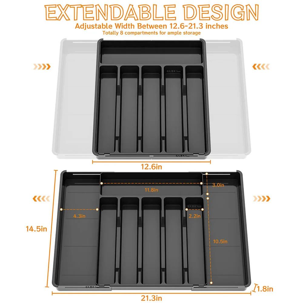 Cross Border Acrylic Household Grid Tray Multifunctional Dustproof Storage Makeup Organizers