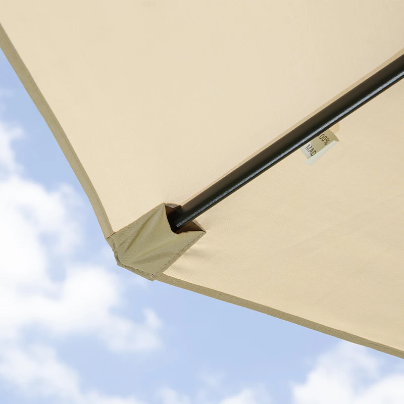 Linhai Fenghui Cheap Light and Easy to Carry Sun Center Pillar Umbrella Picnic Umbrella Outdoor Centrel Pole Umbrella with Turn