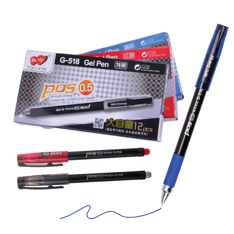 PEN商品です♪ ZHIXIN Gel Ink Pen 0.5mm - Perfect for Office & School