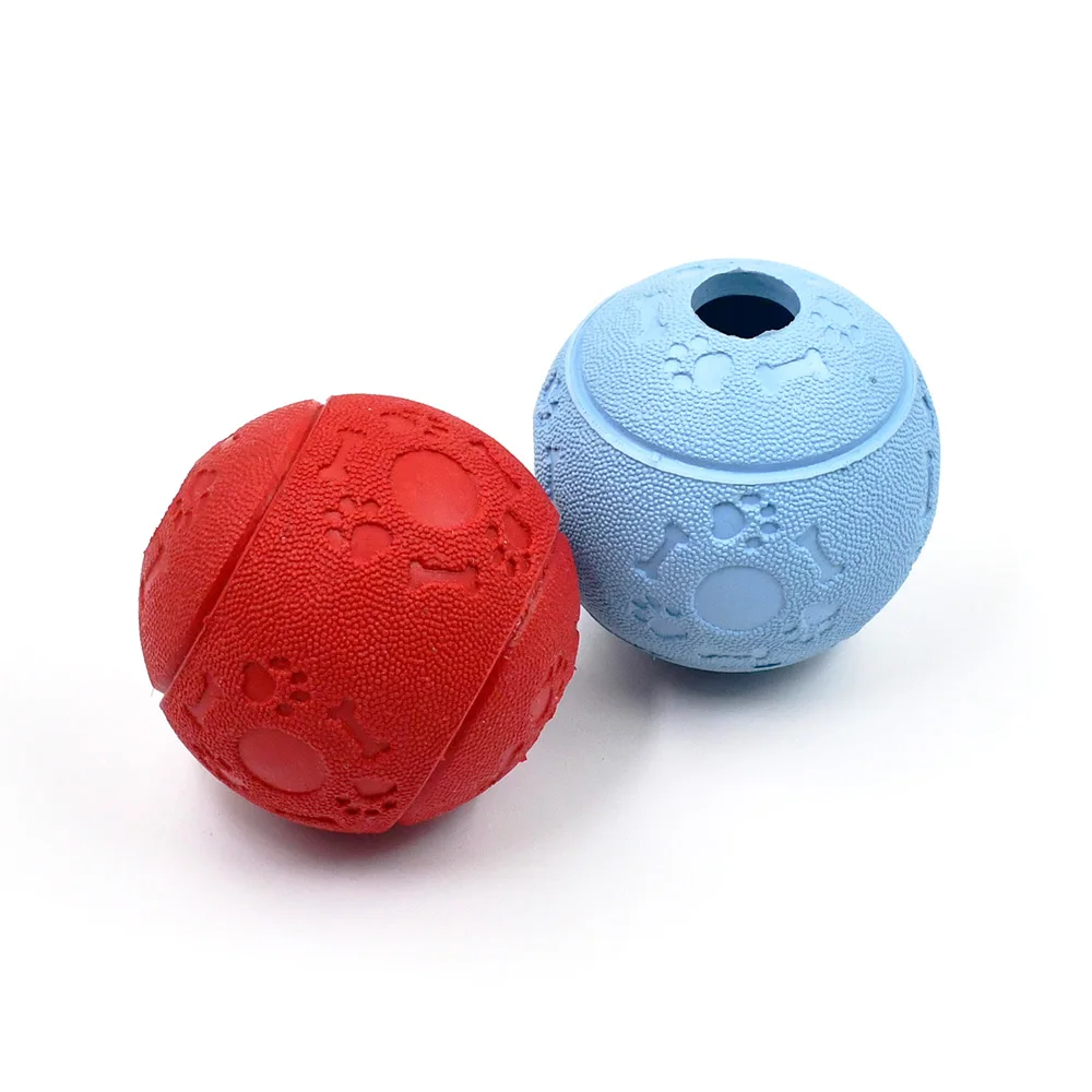 soft rubber dog balls