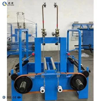 QIPANG 800mm Japanese Type Unwinding Machine Belt Braking Rope Wire Copper Cable  Double Spool Type Payoff Machine