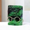 rubino in zoisite con vetro